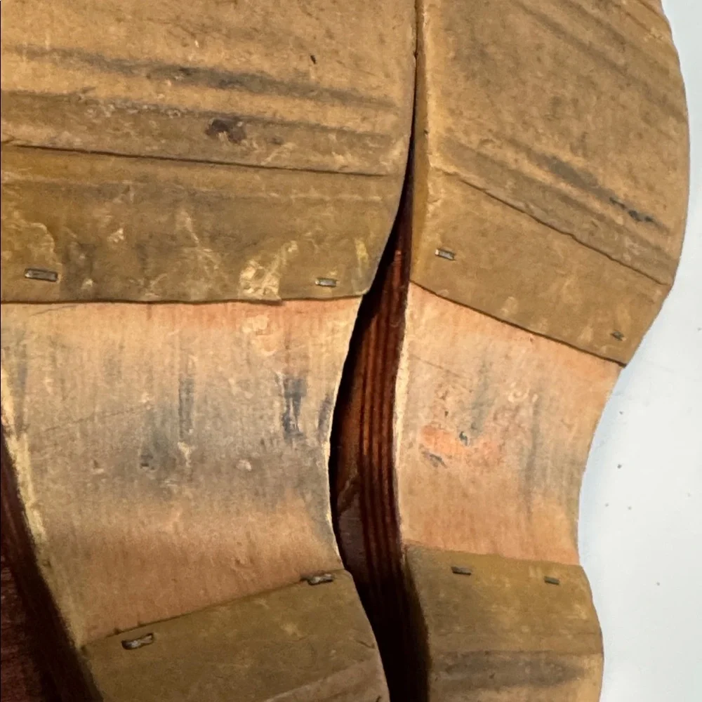 Brown Leather Women's Clogs - Picture 10 of 16